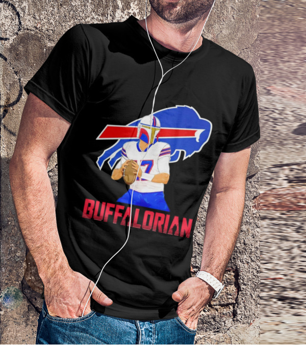 Bufflaorian Buffalo Bills Football Player With Buffalo T-Shirt