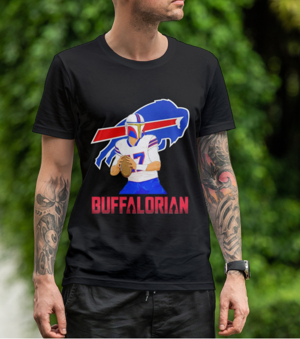 Bufflaorian Buffalo Bills Football Player With Buffalo T-Shirt