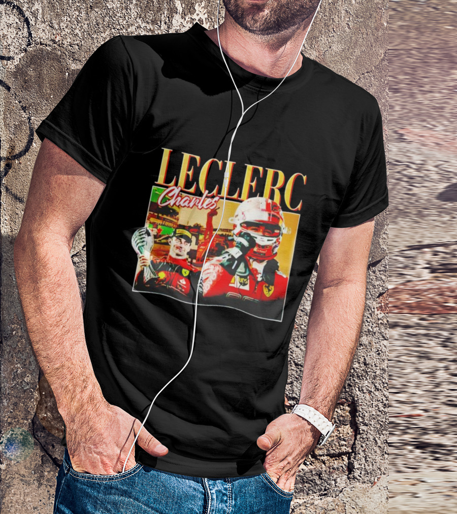 Leclerc Charles Racing Victory Celebration Legends T-Shirt