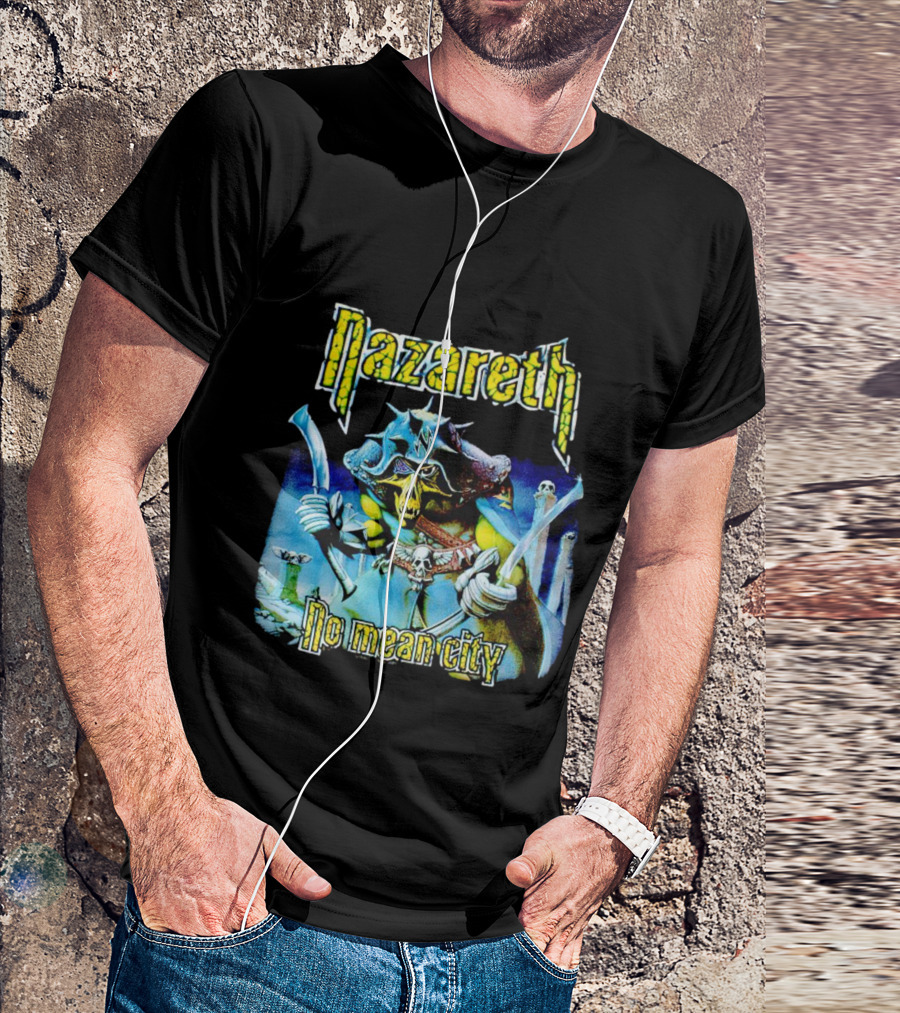 Nazareth No Mean City Skeleton Warrior T-Shirt