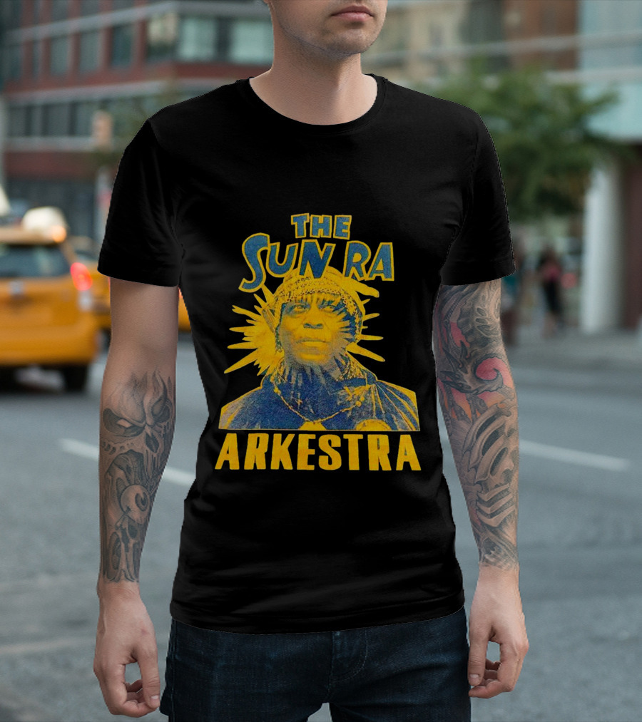The Sun Ra Arkestra Cosmic Jazz Icon Yellow T-Shirt