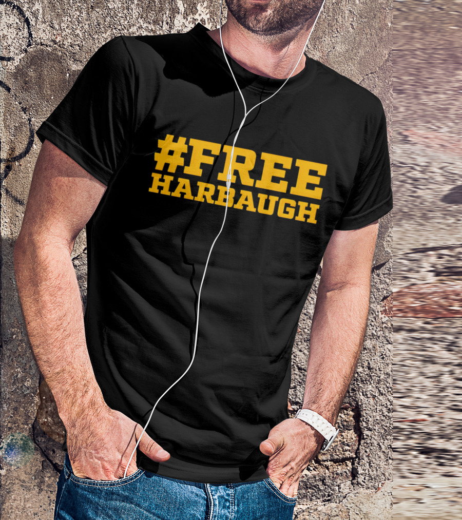 Free Harbaugh Sports Team Support T-Shirt