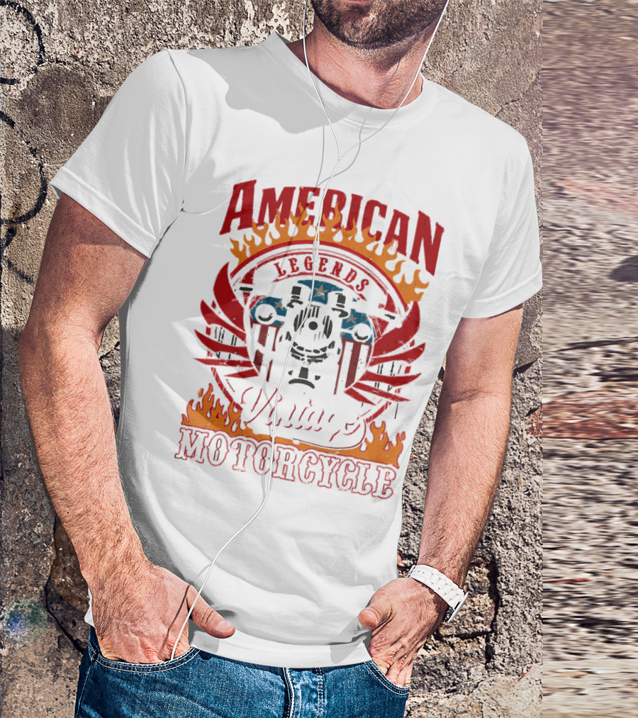American Legends Vintage Motorcycle T-Shirt