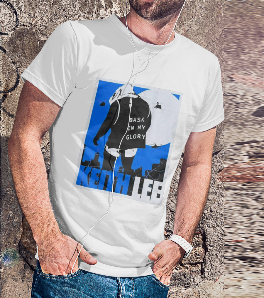 Keith Lee Bask In My Glory Cityscape Helicopters T-Shirt