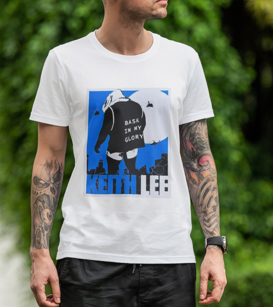 Keith Lee Bask In My Glory Cityscape Helicopters T-Shirt