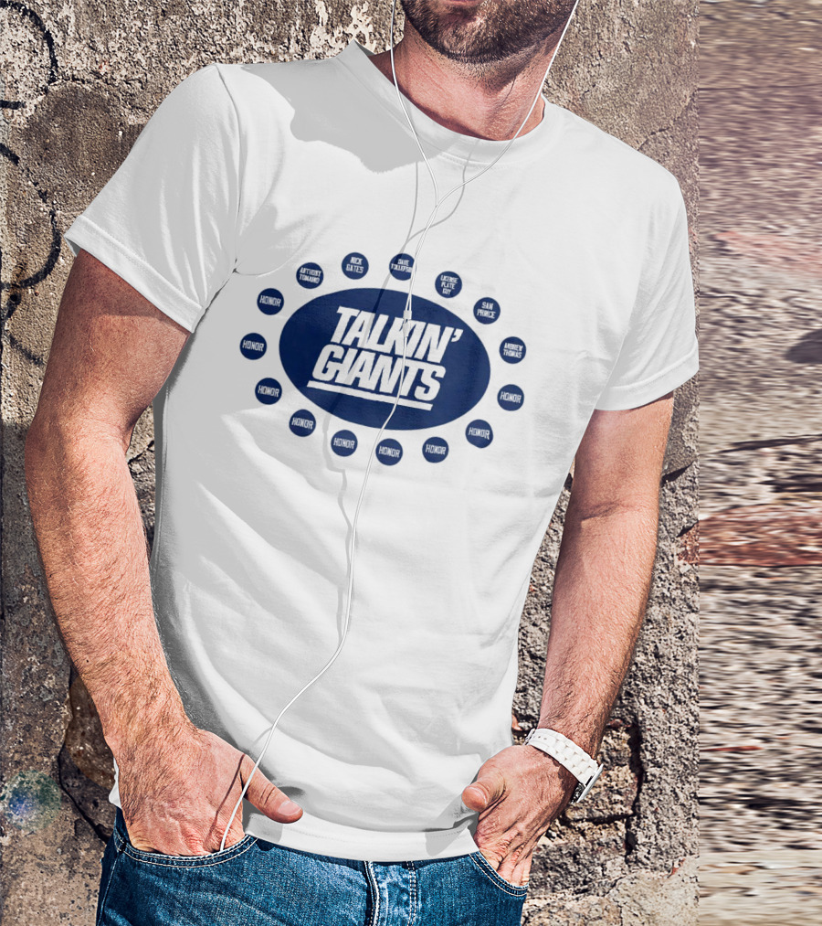 Talkin’ Giants Andrew Thomas Ring Of Honor T-Shirt