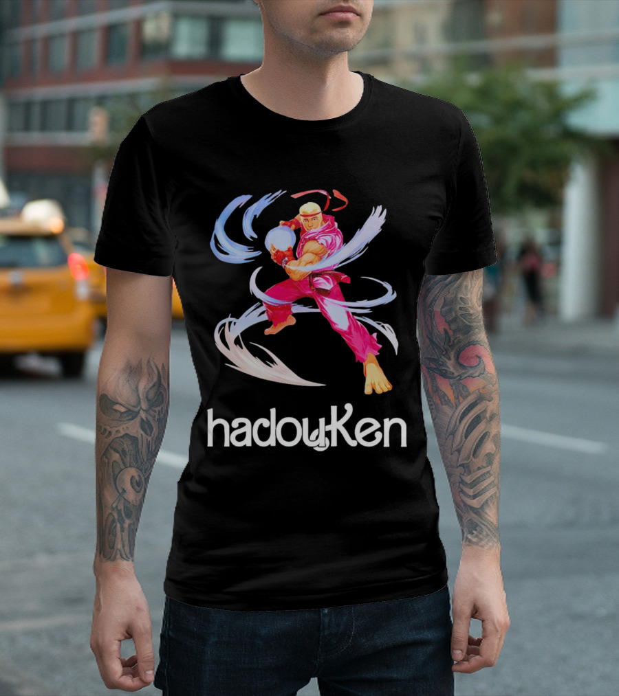Barbie Hadou Ken Fighter Moves Hadouken T-Shirt