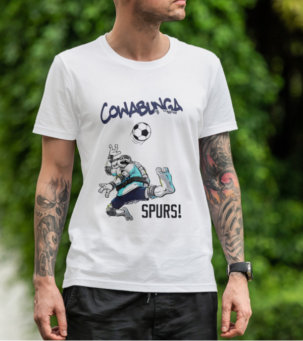 Cowabunga Soccer Spurs X Teenage Mutant Ninja Turtles T-Shirt