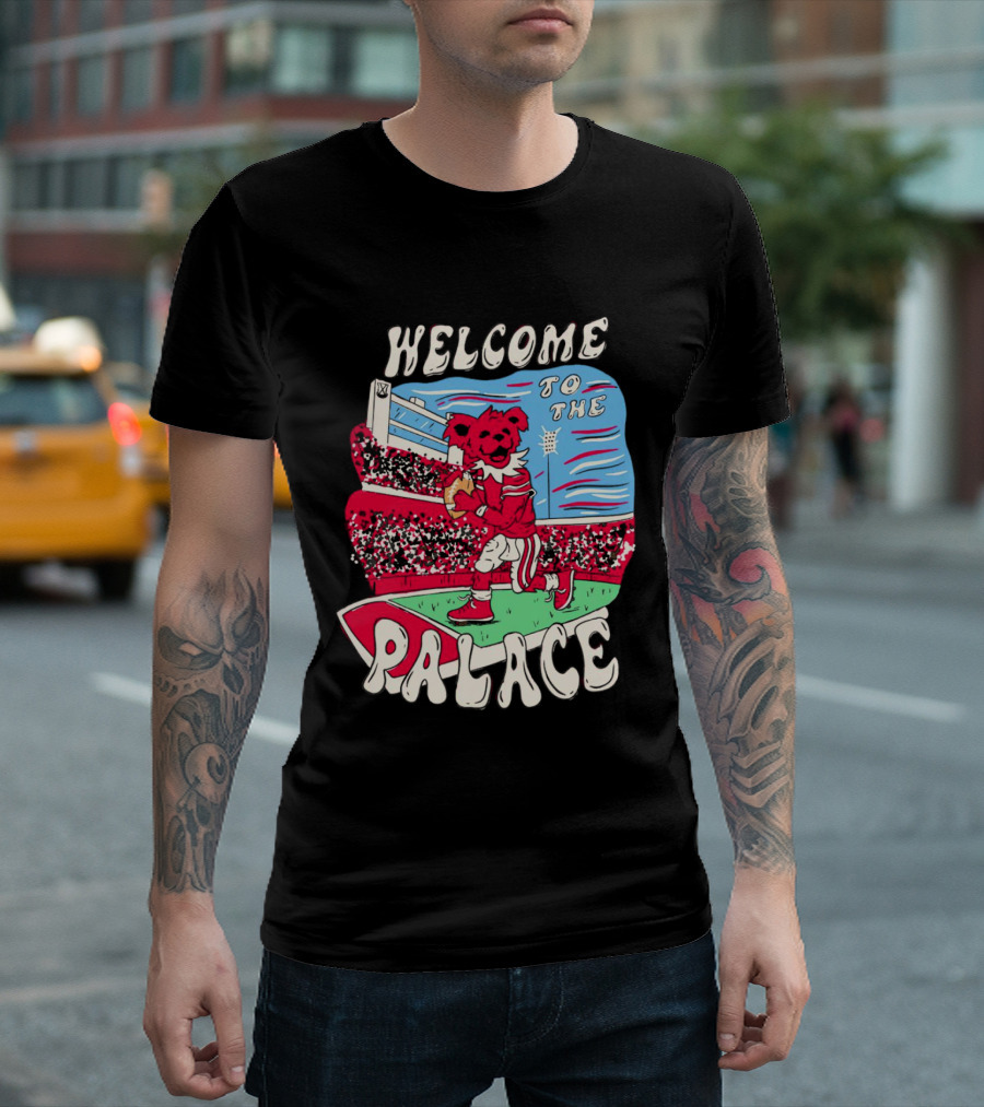 Welcome To The Palace Football Dog Touchdown T-Shirt