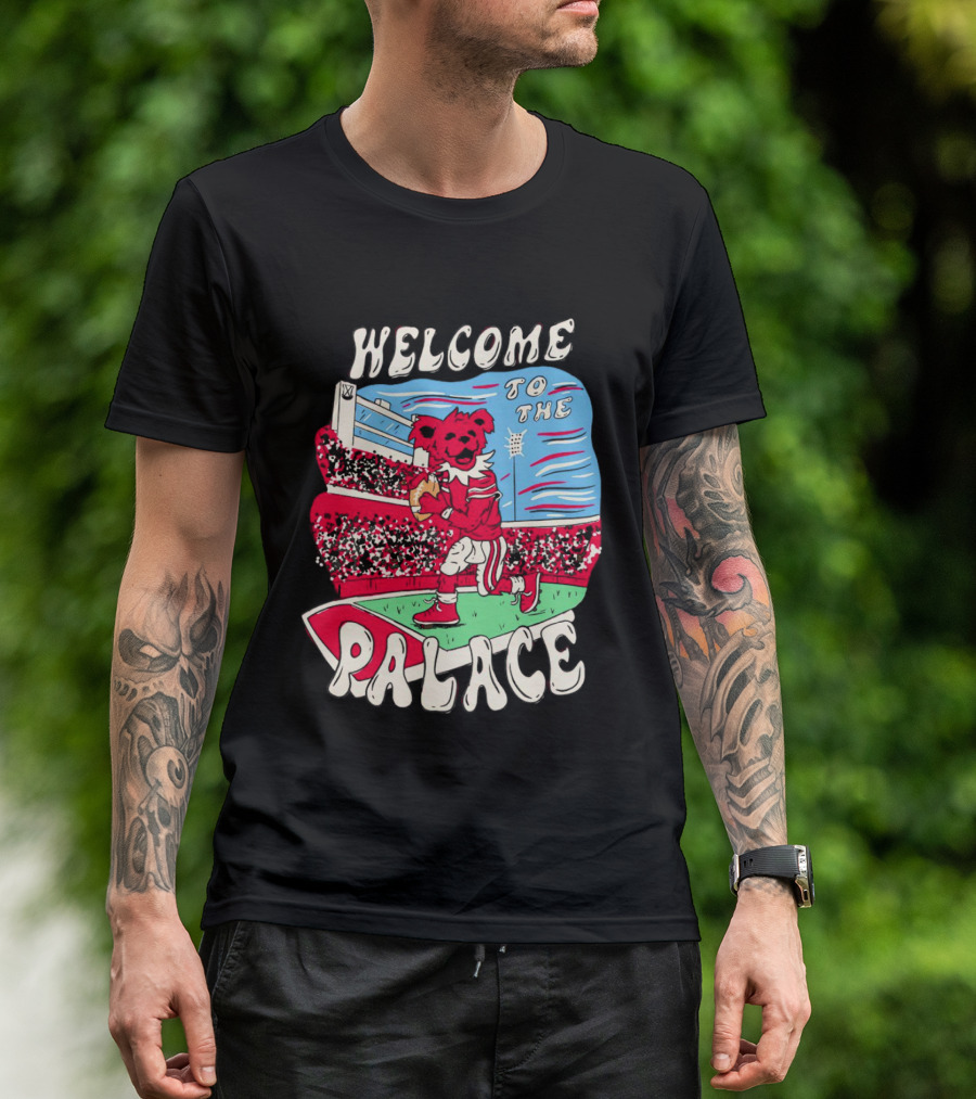 Welcome To The Palace Football Dog Touchdown T-Shirt