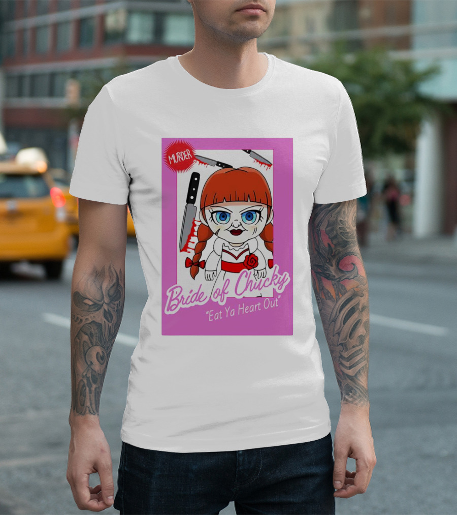Bride of Chucky Eat Ya Heart Out Murder Knives T-Shirt