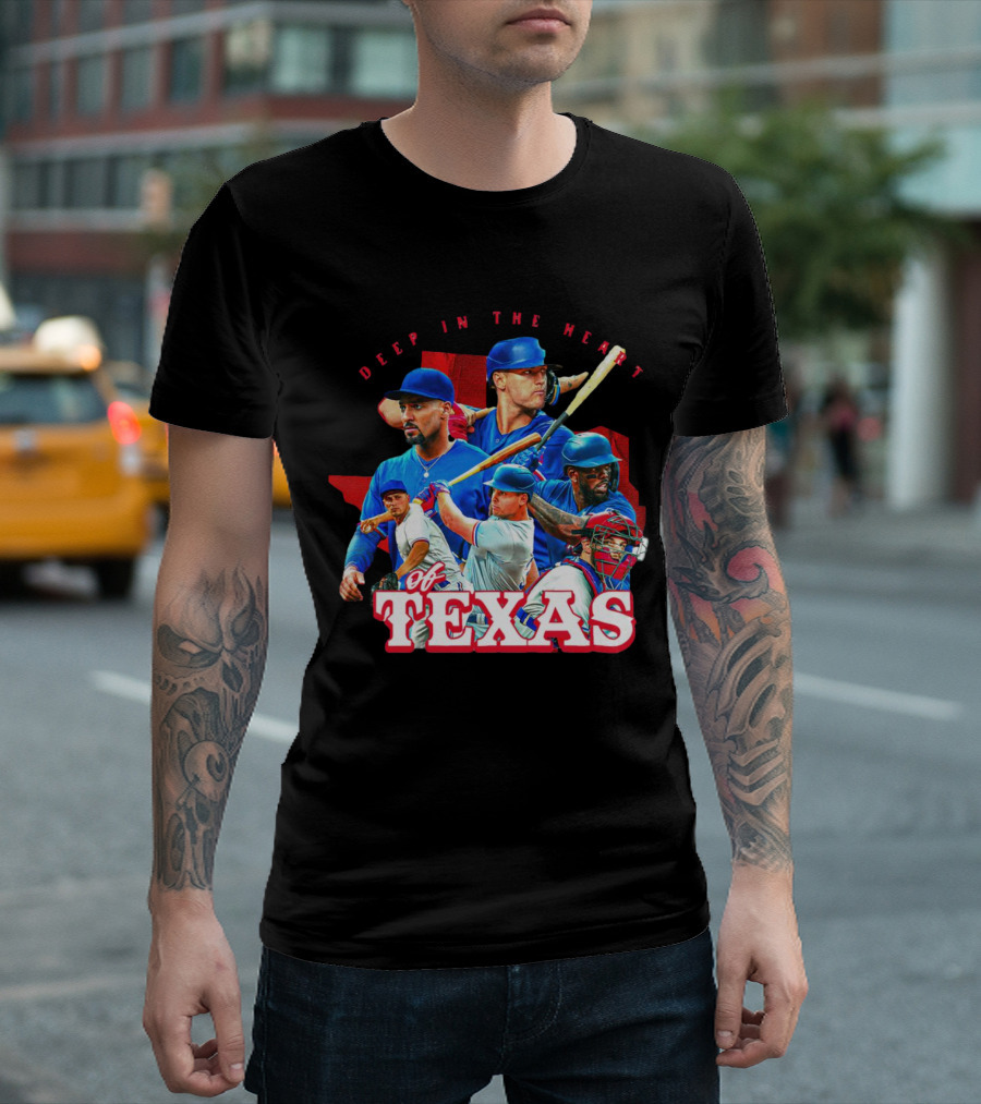 Deep In The Heart Of Texas Baseball T-Shirt