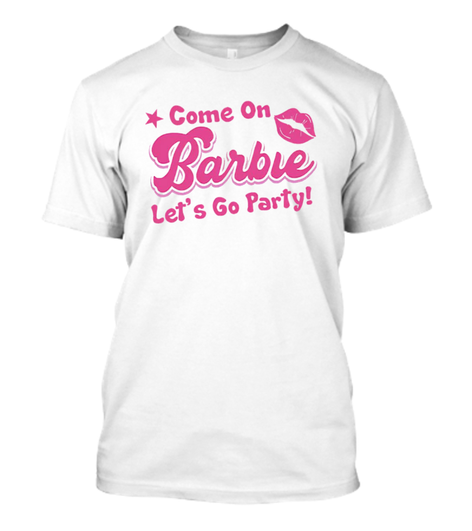 Come On Barbie Let's Go Party Lip T-Shirt