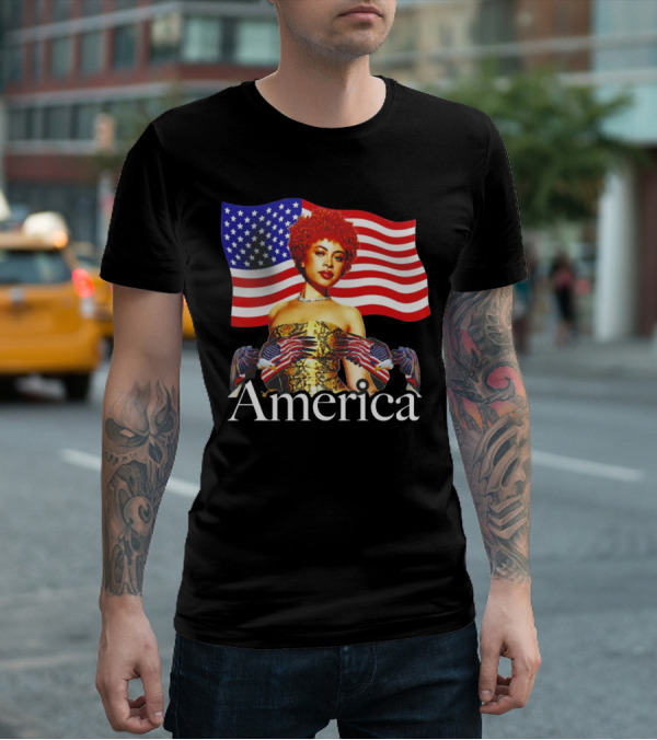 Ice Spice America United States Flag T-Shirt