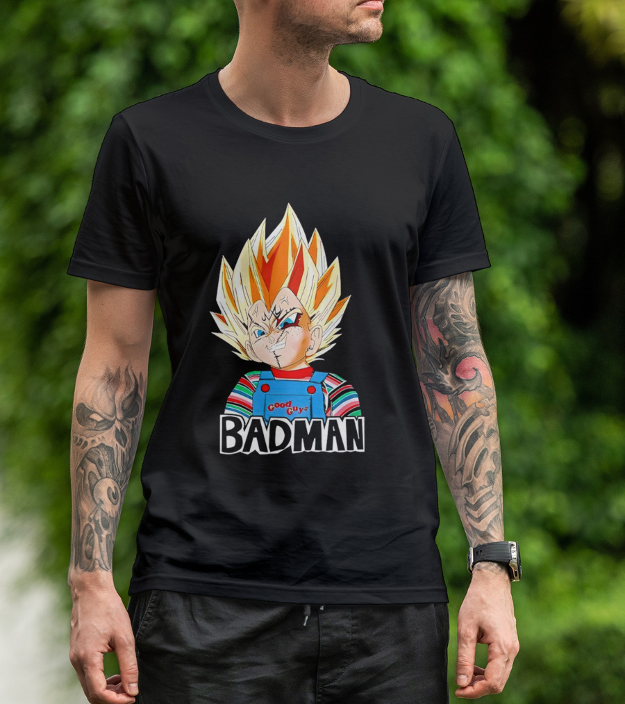 Vegeta Badman Good Guys Mashup T-Shirt