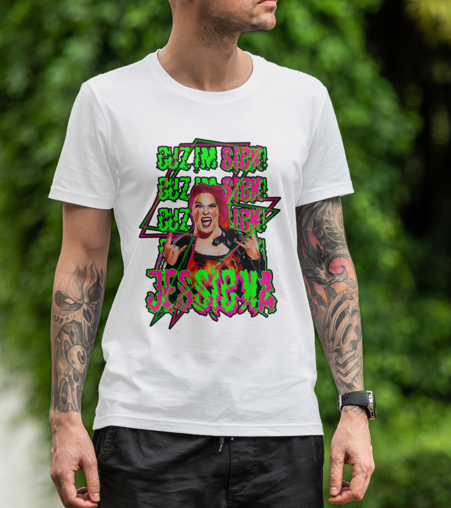 Jessicka Cuz I'm Sick Sign Of The Horns T-Shirt
