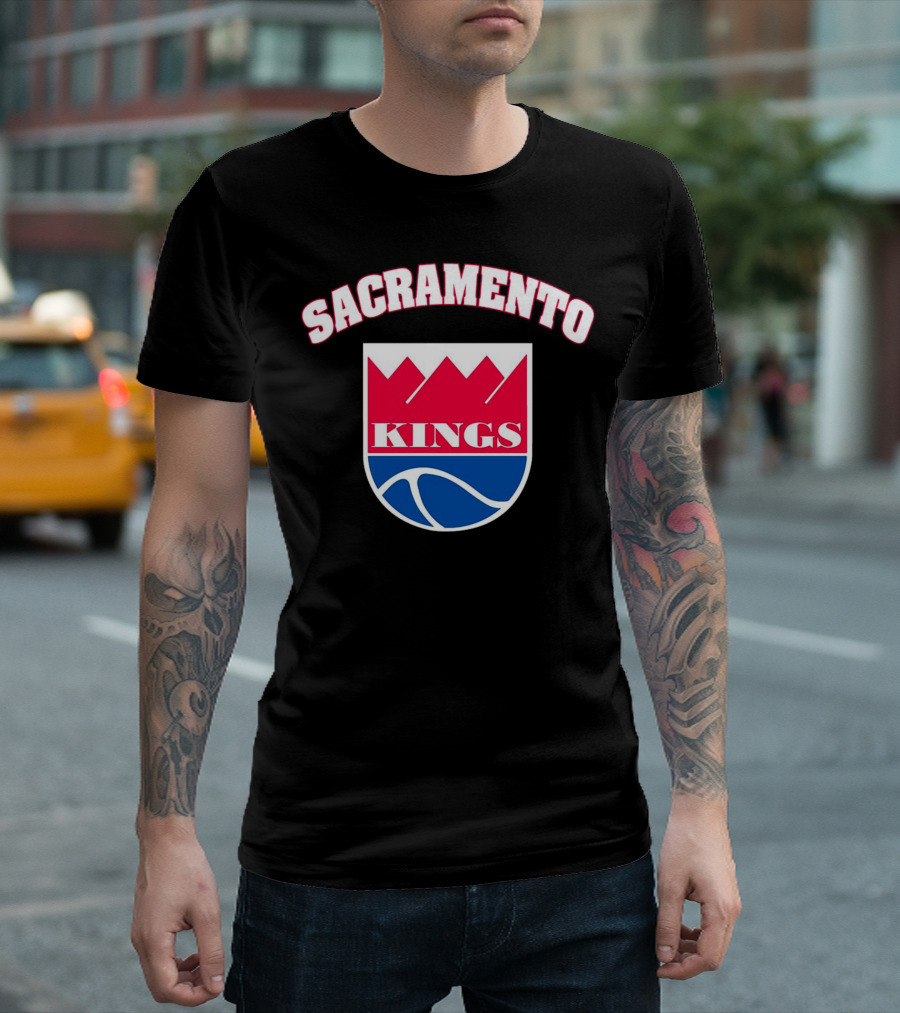 Sacramento Kings Retro Basketball Team T-Shirt