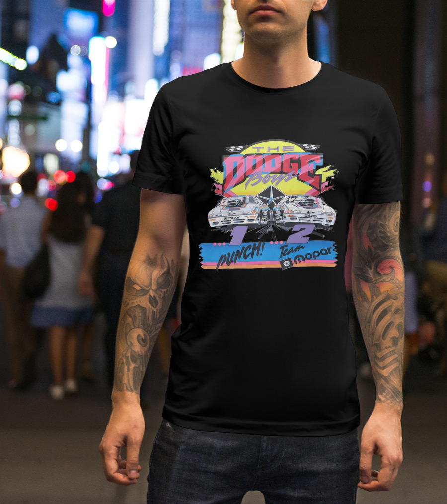 The Dodge Boys 1-2 Punch Team Mopar Racing T-Shirt
