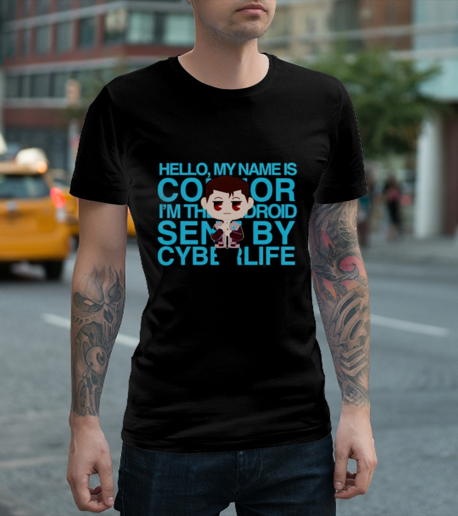 Hello My Name Is Connor I'm The Android Sent By CyberLife T-Shirt