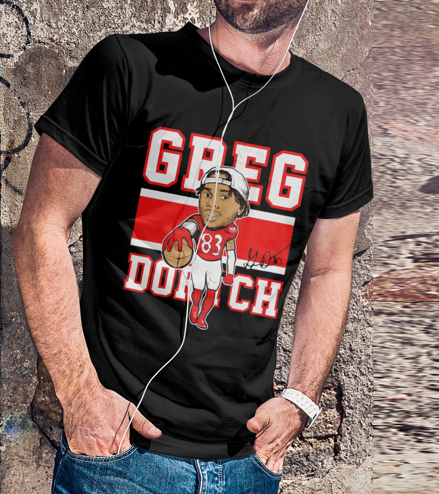 Greg Dortch 83 Arizona Cardinals Signature T-Shirt
