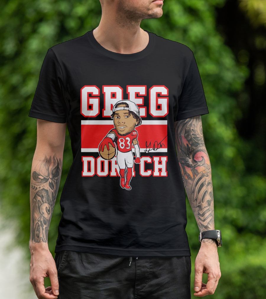 Greg Dortch 83 Arizona Cardinals Signature T-Shirt