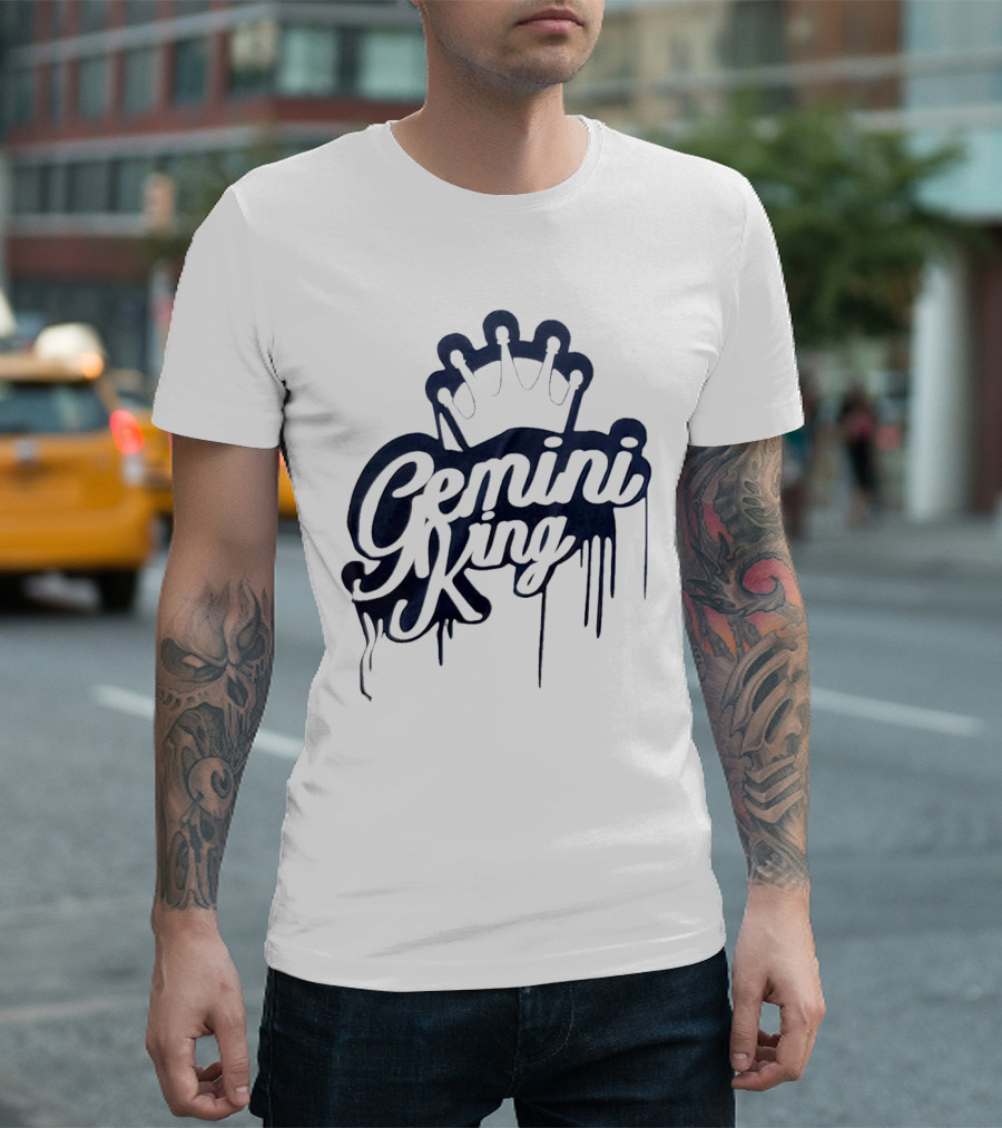 Gemini King Dripping Crown T-Shirt