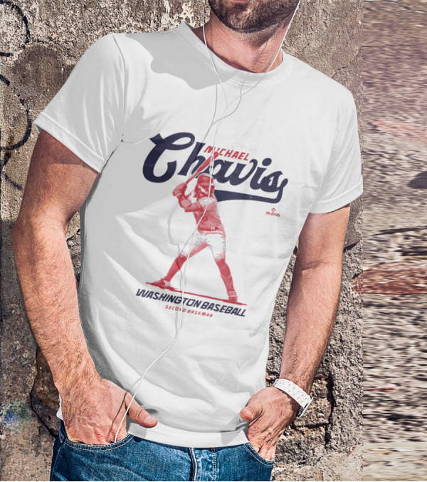 Michael Chavis Washington Baseball Second Baseman Player Vintage T-Shirt