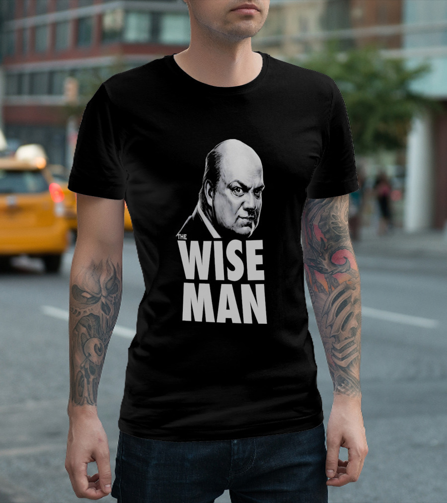 Paul Heyman The Wise Man Portrait WWE Acknowledgment T-Shirt