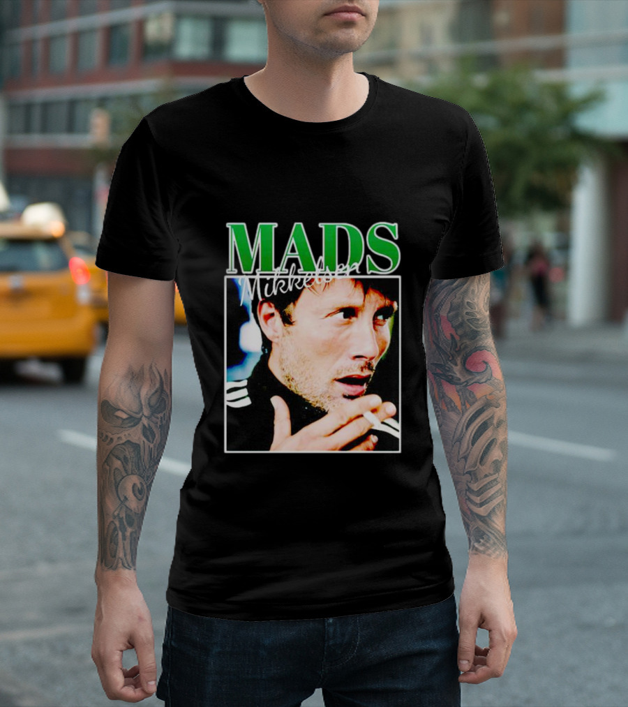 Mads Mikkelsen 90’s Vintage Style Hannibal Concept T-Shirt
