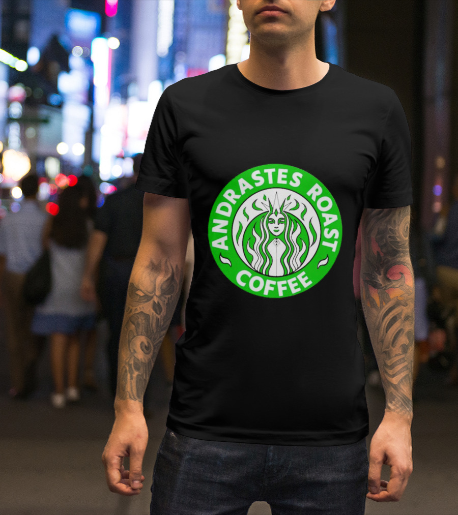 Andrastes Roast Coffee Inquisition Green T-Shirt