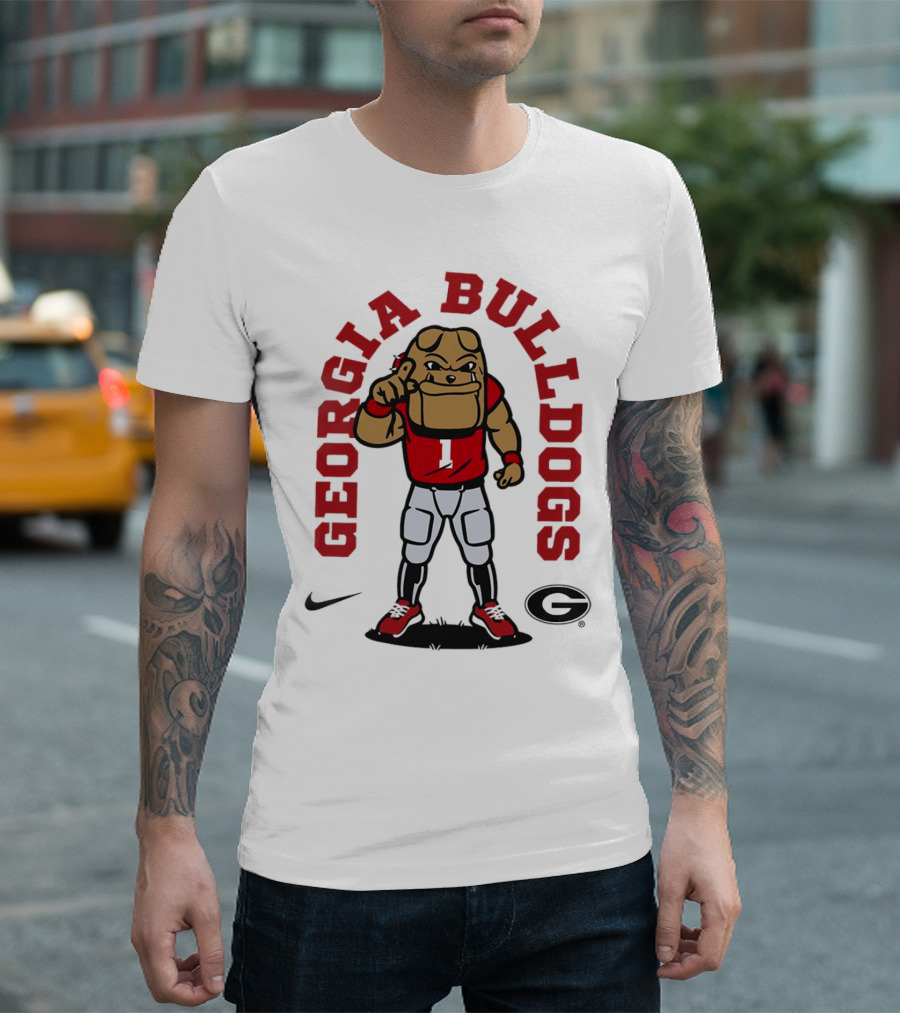 Georgia Bulldogs Mascot Athletic Bulldog T-Shirt