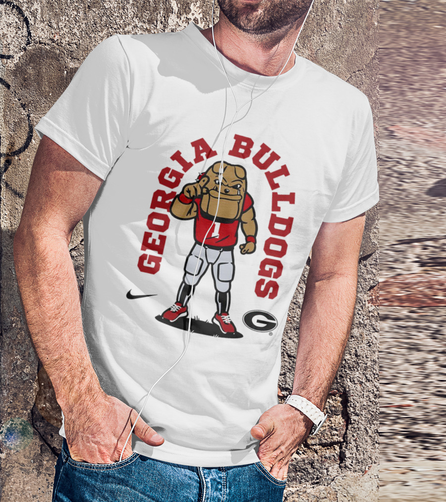 Georgia Bulldogs Mascot Athletic Bulldog T-Shirt
