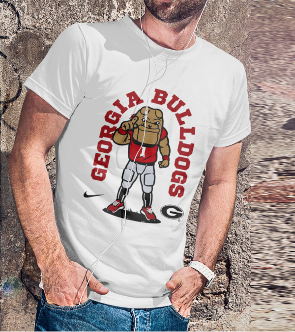 Georgia Bulldogs Mascot Athletic Bulldog T-Shirt