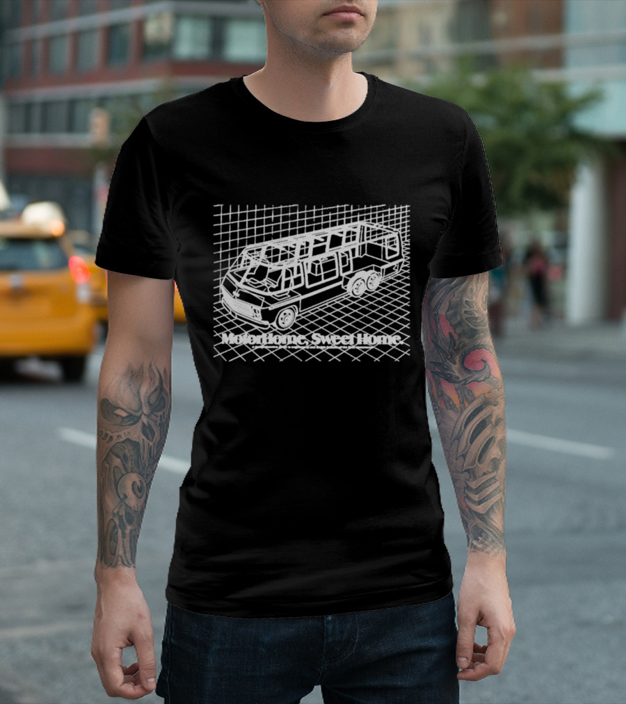 Motorhome Sweet Home Breaking Bad RV Blueprint T-Shirt
