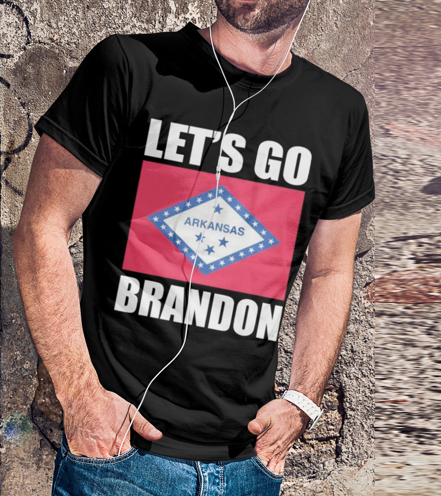 LET'S GO BRANDON ARKANSAS FLAG T-Shirt