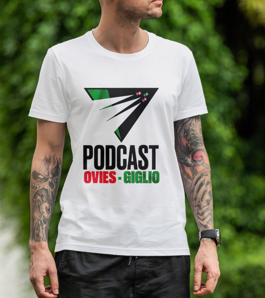 Podcasts Ovies Giglio Football Discussion With Triangular Color Stream T-Shirt