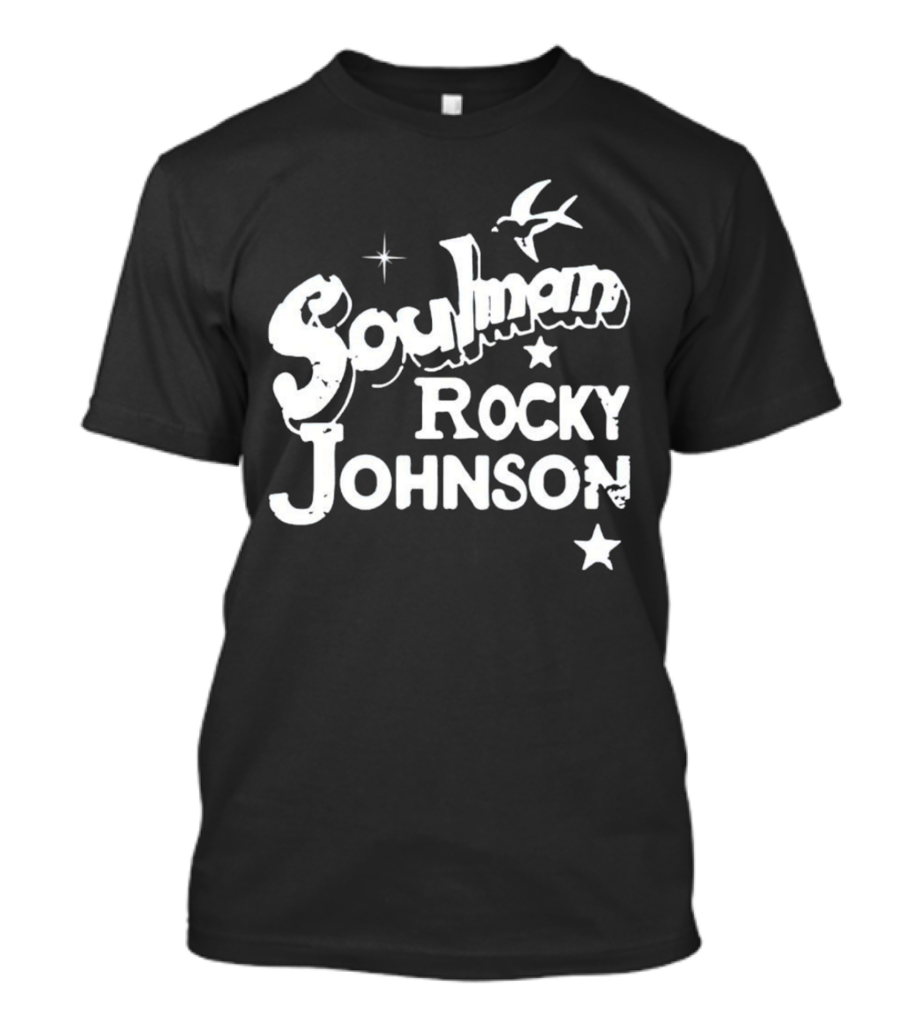 Soulman Rocky Johnson Bird And Star T-Shirt