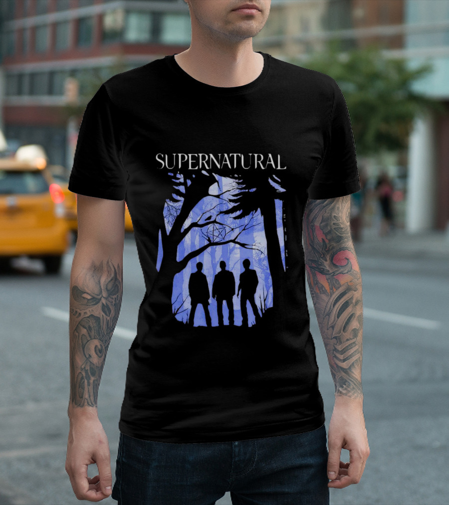 Supernatural Forest Silhouettes Trio T-Shirt