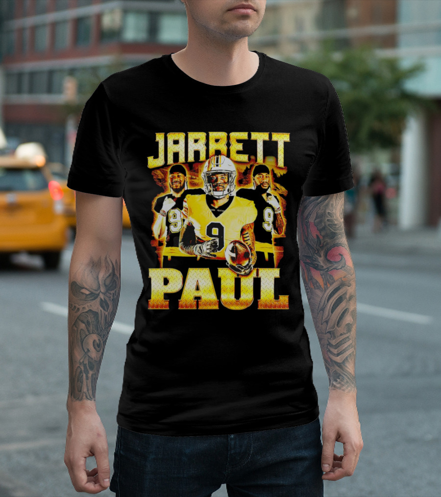 Jarrett Paul Appalachian State Mountaineers Football Vintage Sports Number 9 T-Shirt