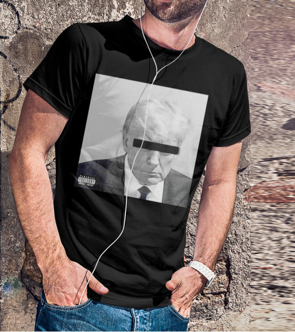 Parental Advisory Explicit Content Black Bar Over Eyes T-Shirt