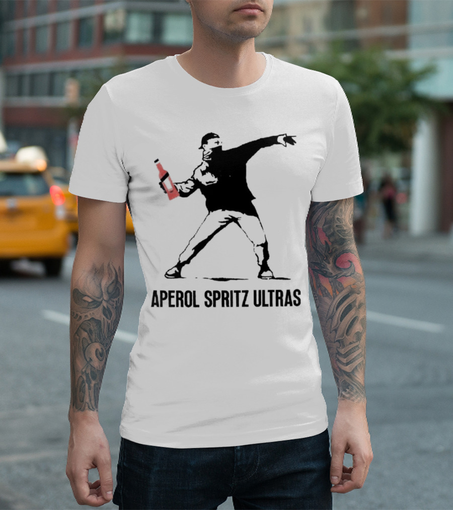 Aperol Spritz Ultras Streetwear Graffiti T-Shirt