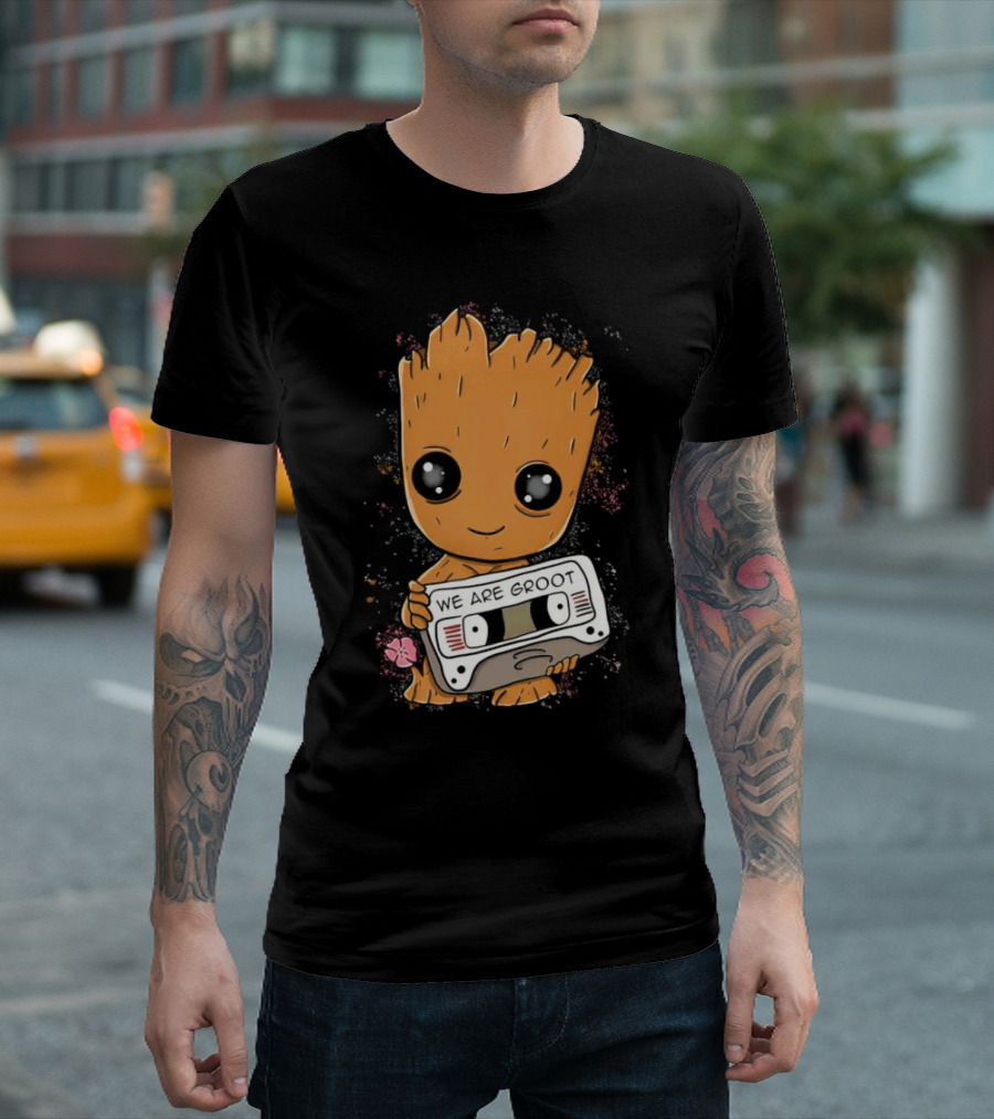Cute We Are Groot Cassette Adorable T-Shirt