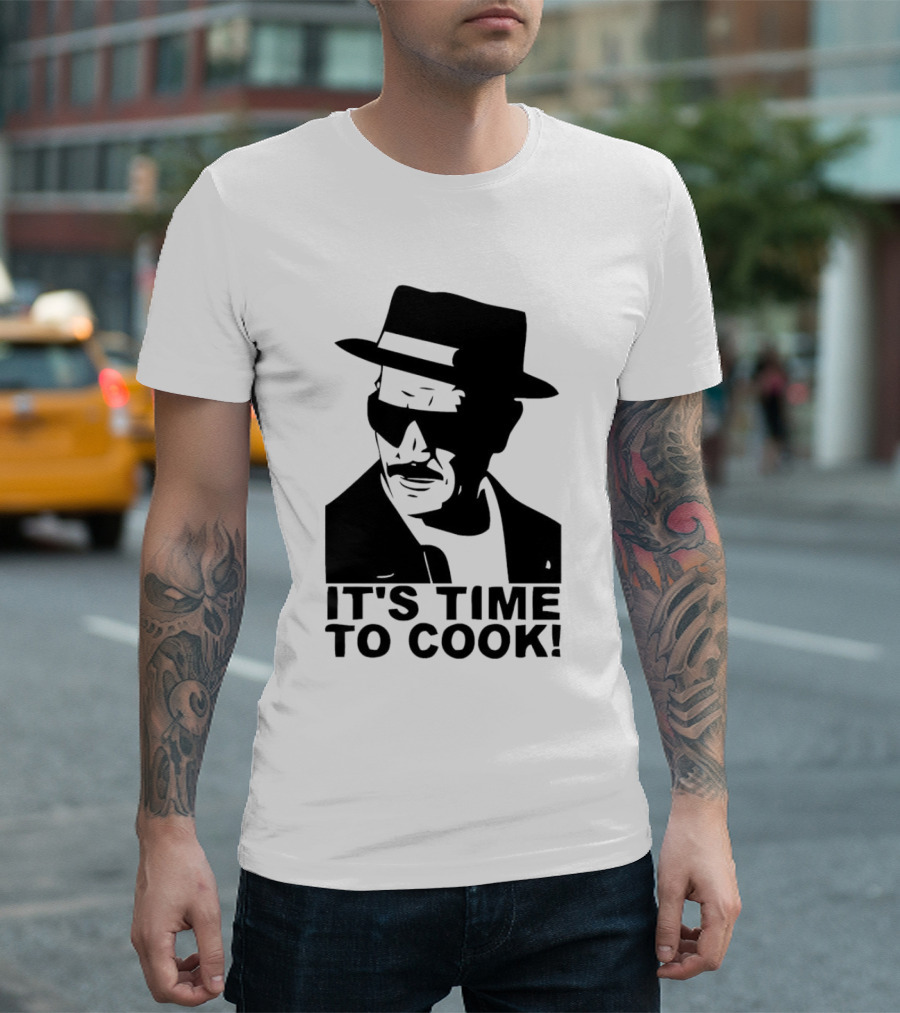 It's Time To Cook Heisenberg Silhouette Breaking Bad T-Shirt