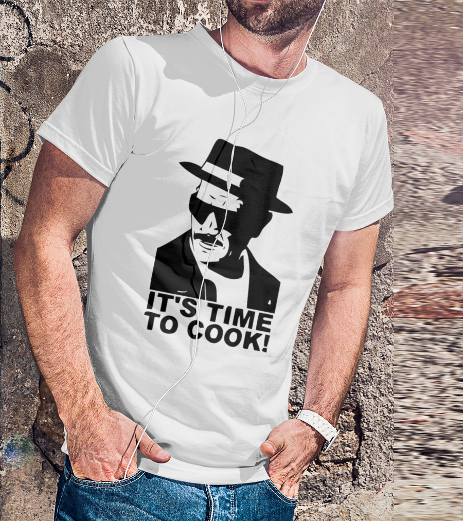 It's Time To Cook Heisenberg Silhouette Breaking Bad T-Shirt