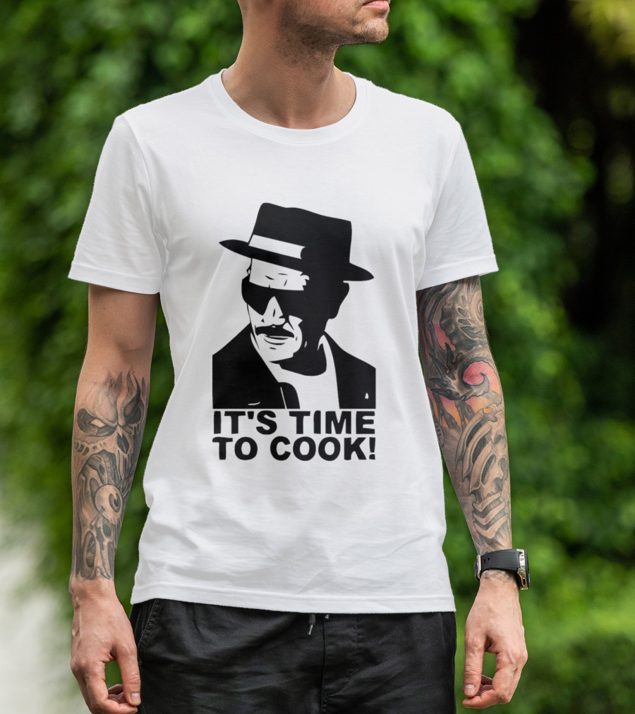 It's Time To Cook Heisenberg Silhouette Breaking Bad T-Shirt