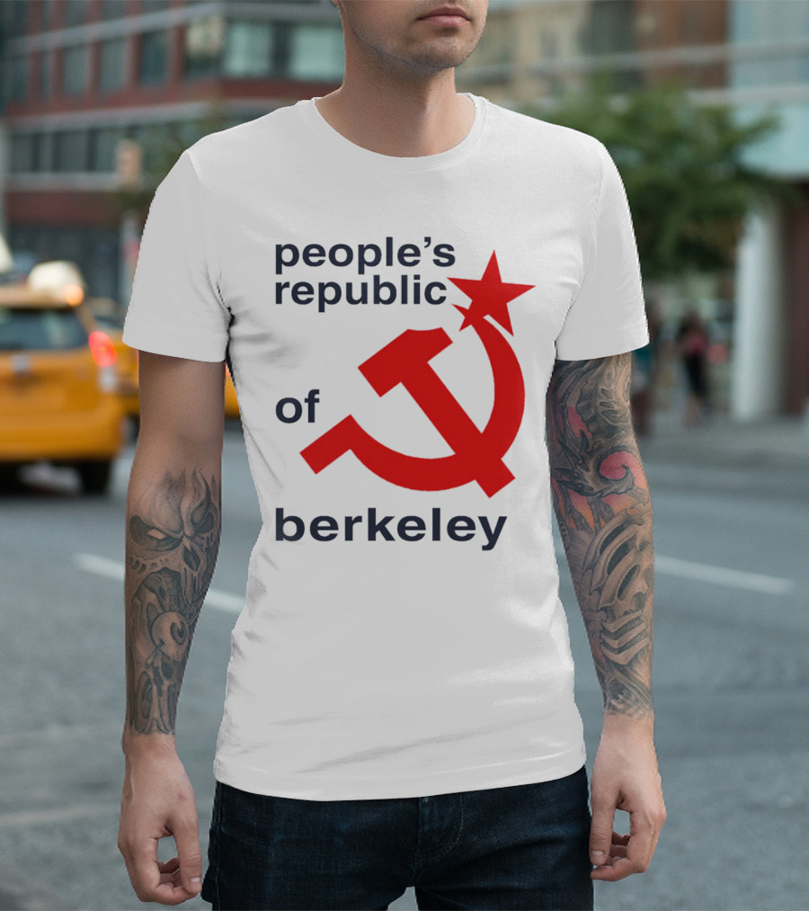 People's Republic of Berkeley Communist Hammer and Sickle T-Shirt