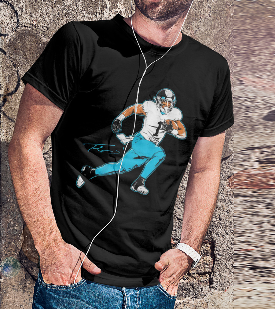 Travis Etienne Jacksonville Jaguars Signature Pose T-Shirt