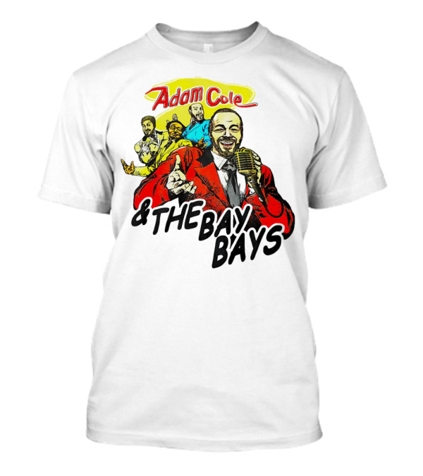 Adam Cole And The Bay Bays Retro Singers Comic T-Shirt