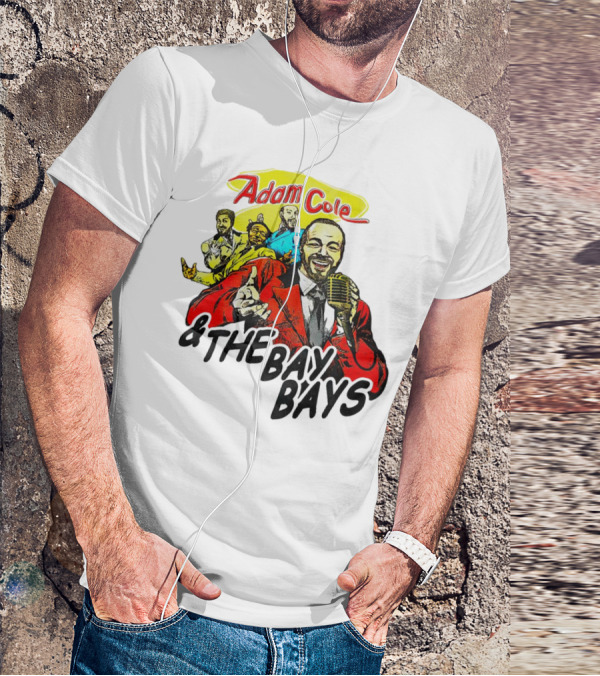 Adam Cole And The Bay Bays Retro Singers Comic T-Shirt