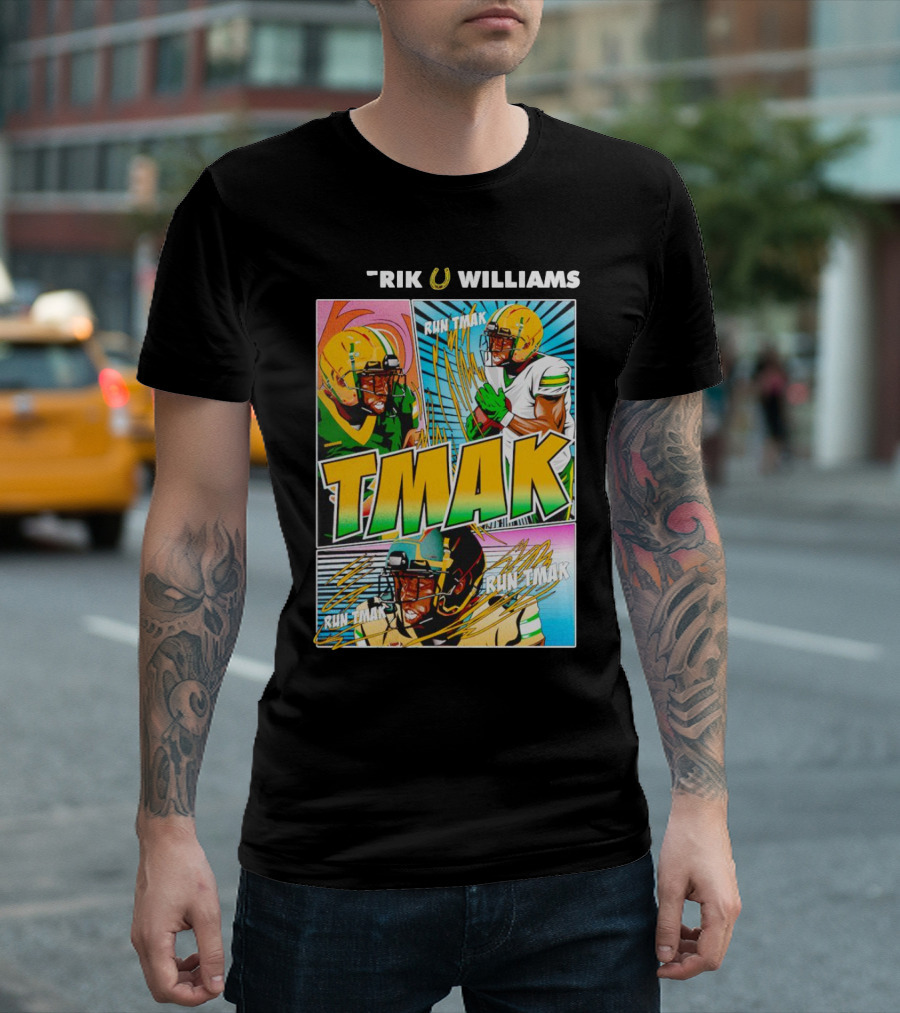 Tamerik Williams TMak Run Tmak North Dakota State Bison Football Comic T-Shirt